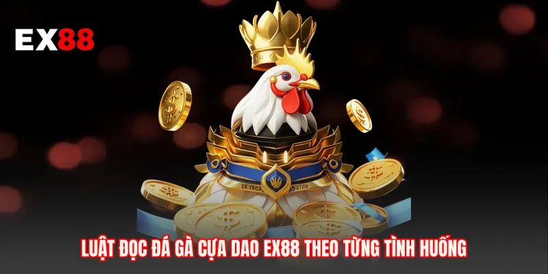 Luật đọc đá gà cựa dao EX88 theo từng tình huống