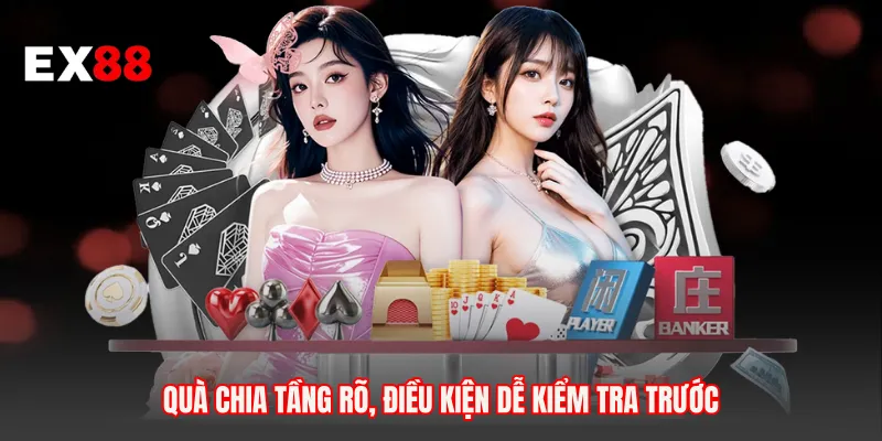 Quà chia tầng rõ, điều kiện dễ kiểm tra trước