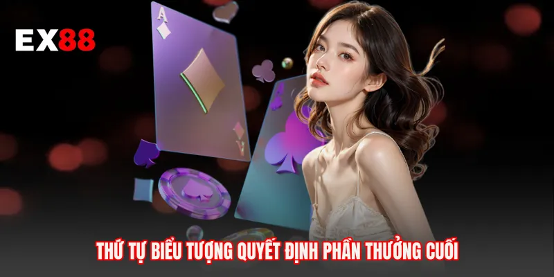 Thứ tự biểu tượng quyết định phần thưởng cuối